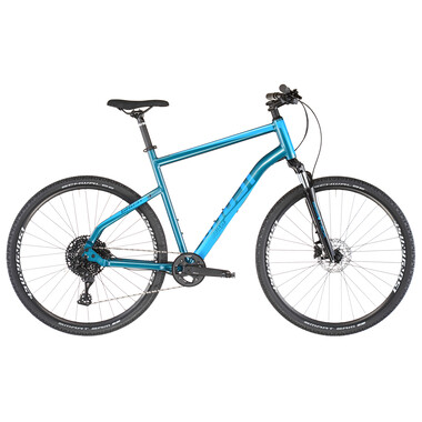 Bicicleta todocamino GHOST SQUARE CROSS BASE AL DIAMANT Azul/Verde 0